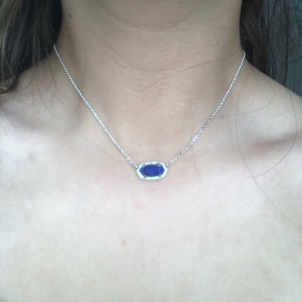 Royal Blue Kendra Scott Necklace - Picture 3 of 4